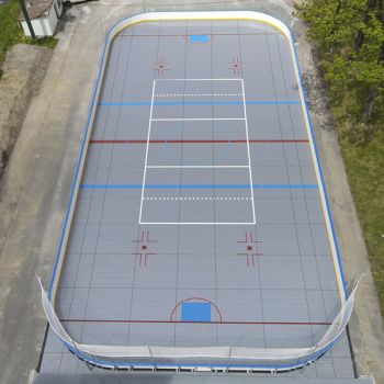 Multisports arenas 11 <p>Completed multi-functional playground in the Zlate hory with a modern Stilmat surface</p>